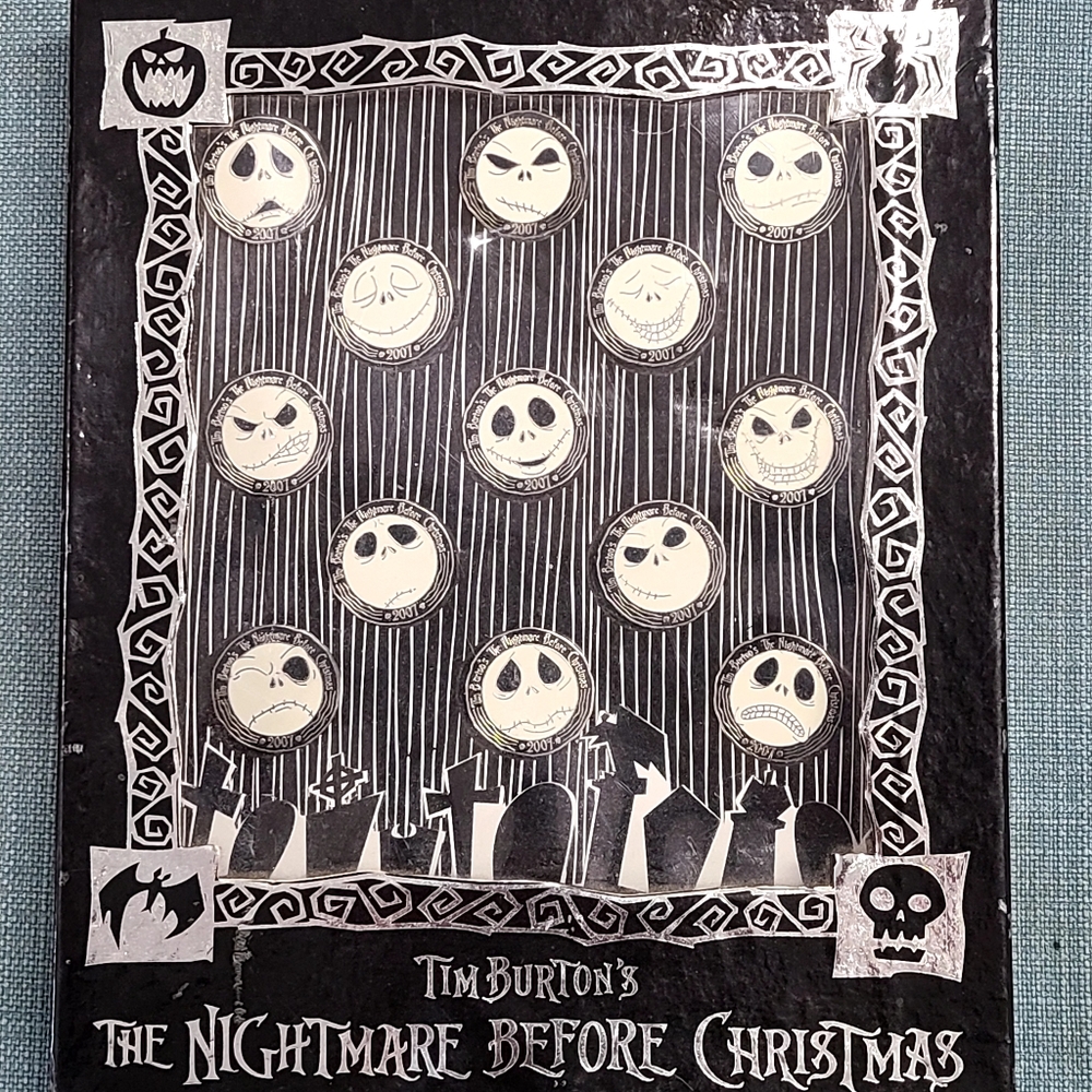 The Nightmare Before Christmas Jack Skellington Pin Set